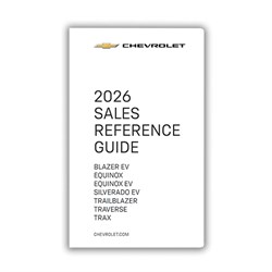 2026 Chevrolet Truck Sales Reference Guide